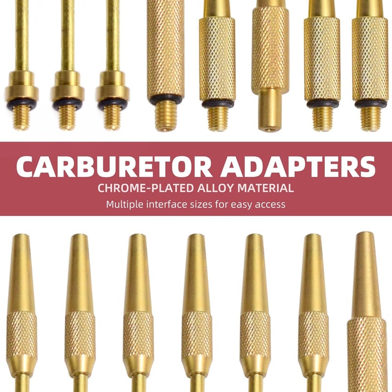 Alltooetools Universal Vacuum Carburetor Synchronization Balancer Gauge Carb Synchronizer Adjustment Tool Kit Compatible with Motorcycle BMW Honda Yamaha Kawasaki Suzuki GS KZ XS CB 550 650 750 - Image 4